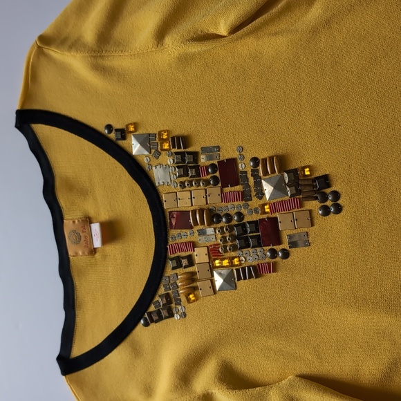 Ruby Rd. Yellow Fitted Blouse - Picture 10 of 10